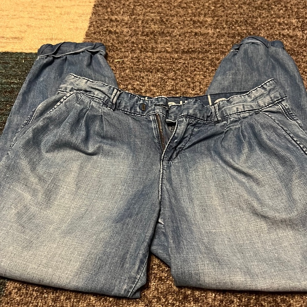 Calvin Klein 4/27 Tencel/Cotton Blend crop pants